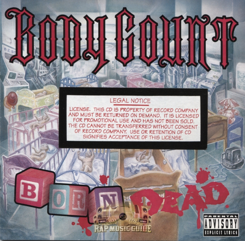 Body Count Born Dead CD Rap Music Guide